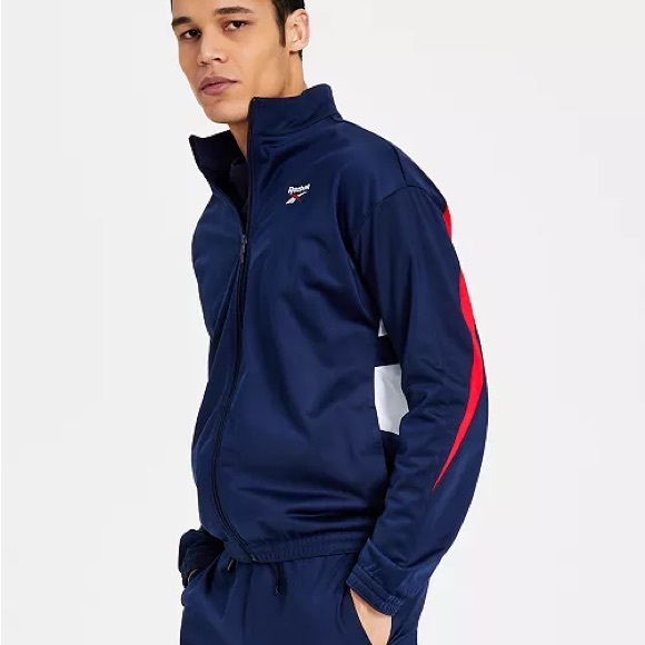 Men's Regular-Fit Identity Vector Drawstring Track Suit - Picture 1 of 8